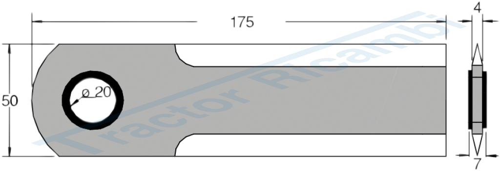 Mower blade for forage cutting