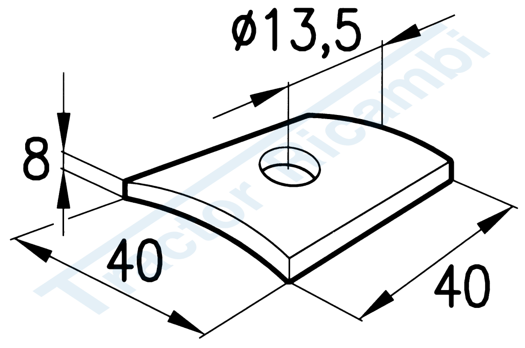 Initial tine holder FONTANESI