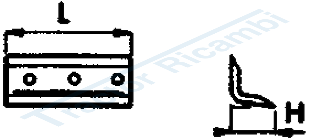 Coltello angolare 6 fori per scavafossi