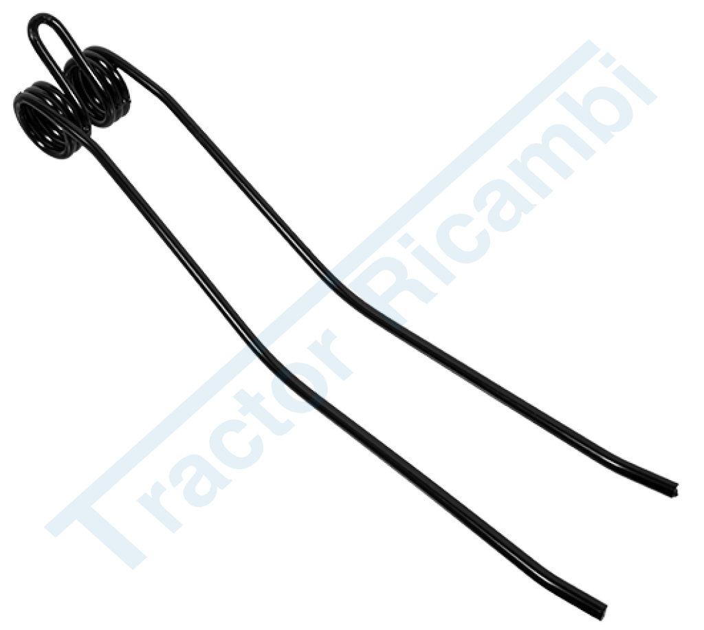 Rotary swather spring