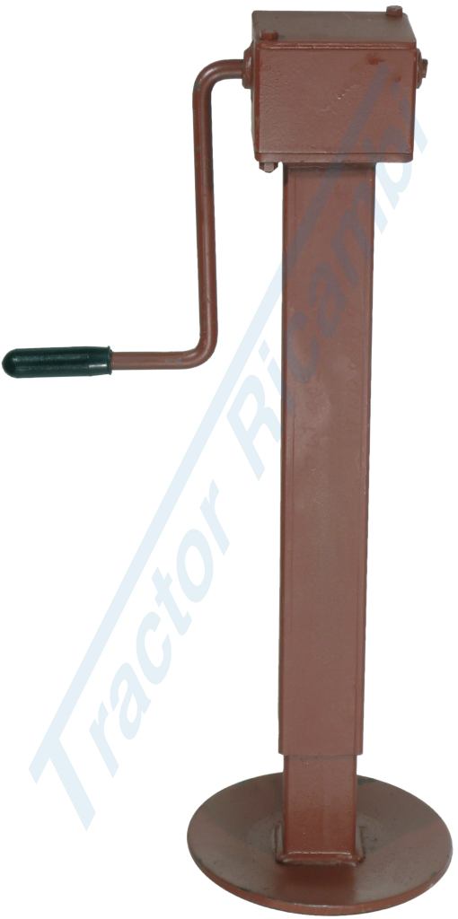 Piede di appoggio con manovella laterale