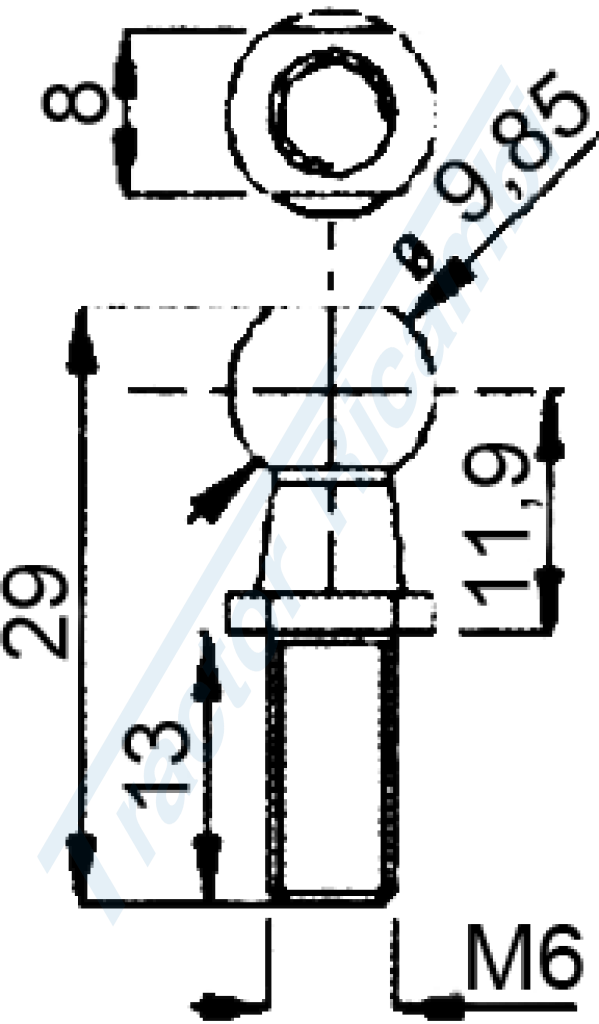 PINS FOR GAS SPRINGS