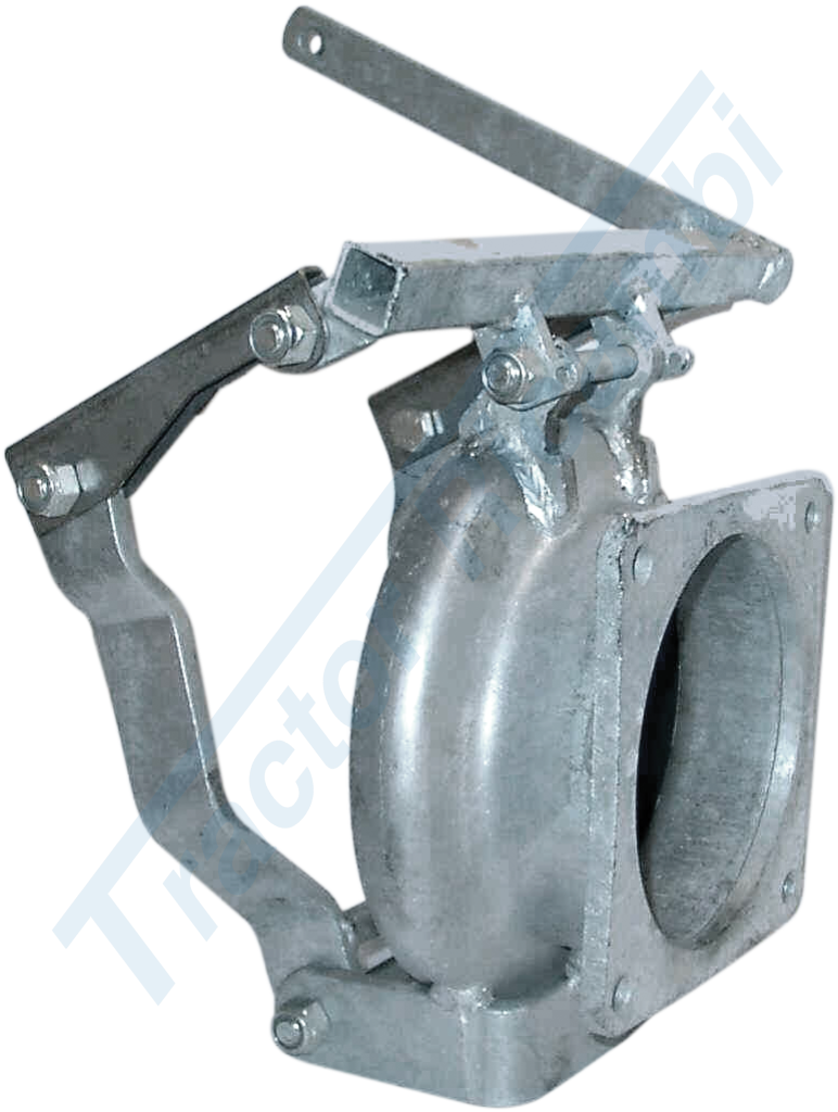 FLANGED FEMALE QUICK-COUPLING WITH GALVANIZED LEVER