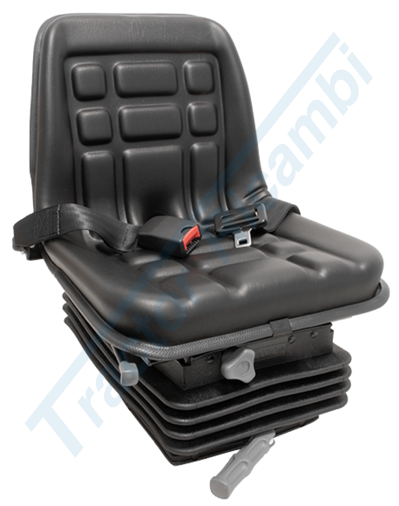 SEDILE TIPO MINI BALTIC GT60 CON MOLLEGGIO A SOFFIETTO E GUIDE CON CINTURE FISSE E MICROINTERRUTTORE ON/OFF (Omologato)