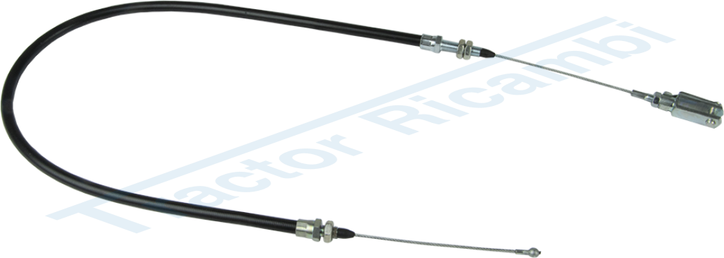 PTO clutch control cable