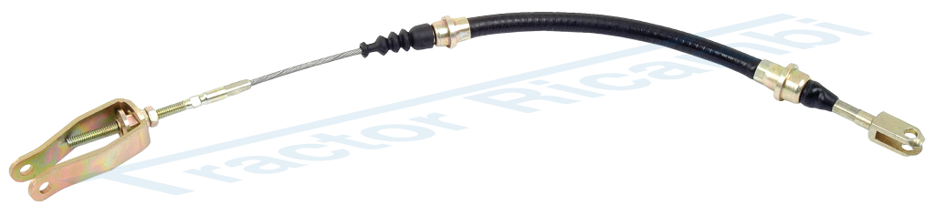 Clutch pedal control cable