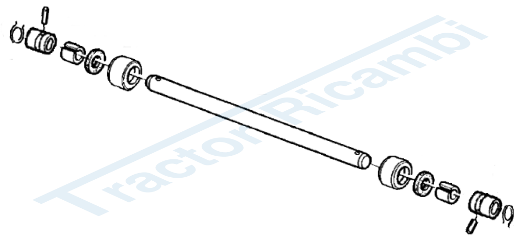 Draft control bar kit for JD