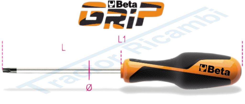 Screwdriver for TORX® screws - Beta GRIP