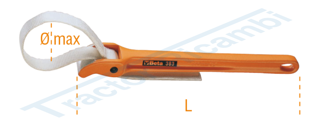 Reversible strip-type pipe wrenches