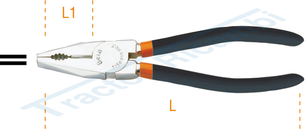 Universal pliers with non-slip PVC handles