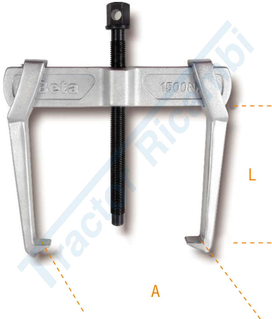 Estrattore universale a 2 griffe