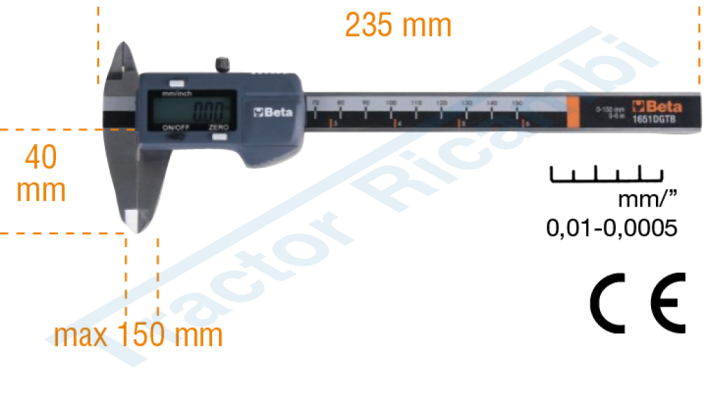 Digital vernier caliper