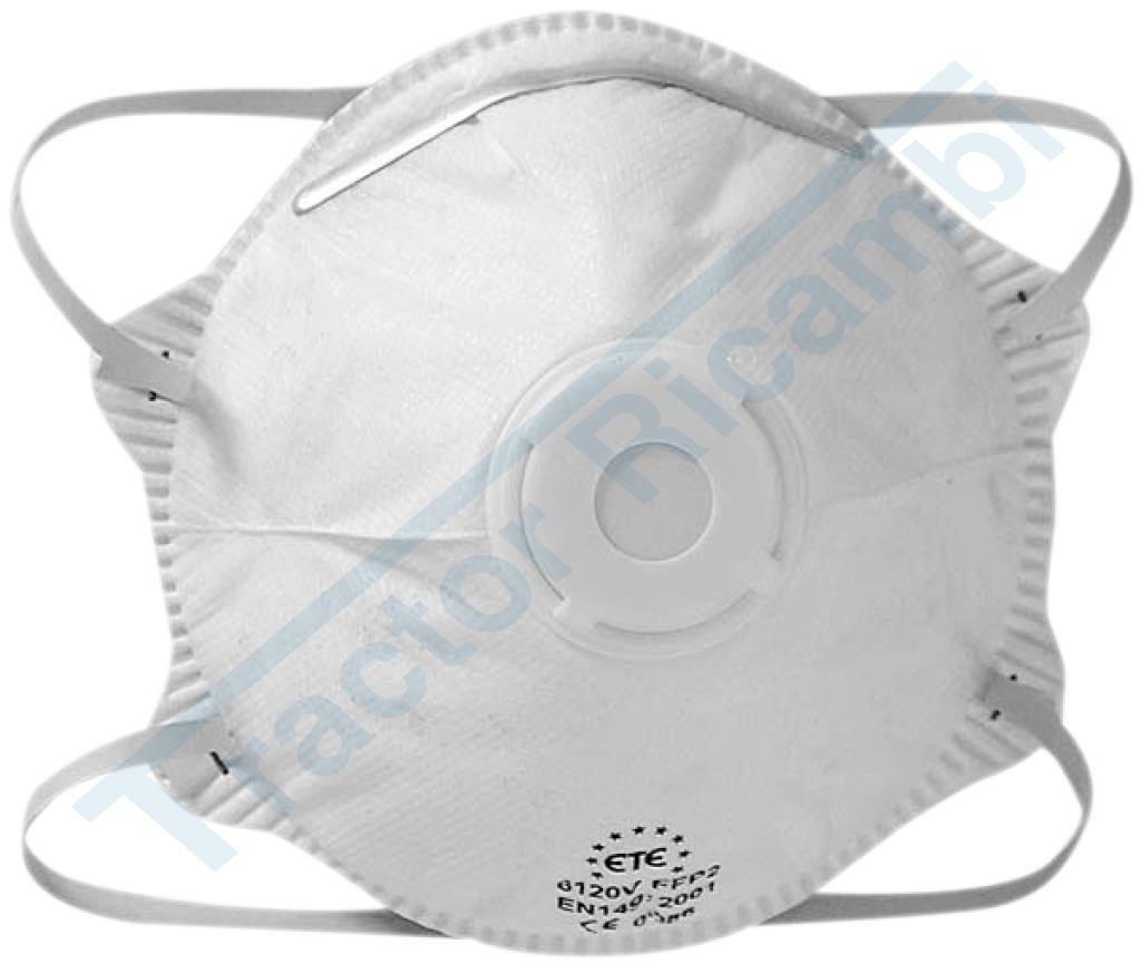 FACIAL FILTER MASKS WITH VALVE FOR LOW OR MEDIUM TOXICITY DUSTS, MISTS AND FUMES