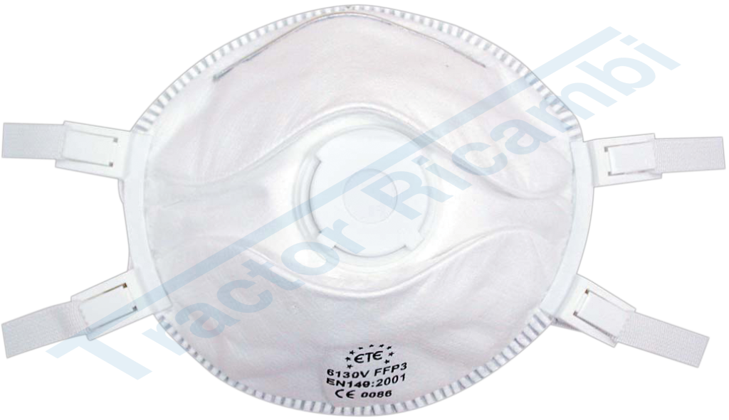 FACIAL FILTER MASKS WITH VALVE FOR TOXIC DUSTS, FIBERS AND FUMES