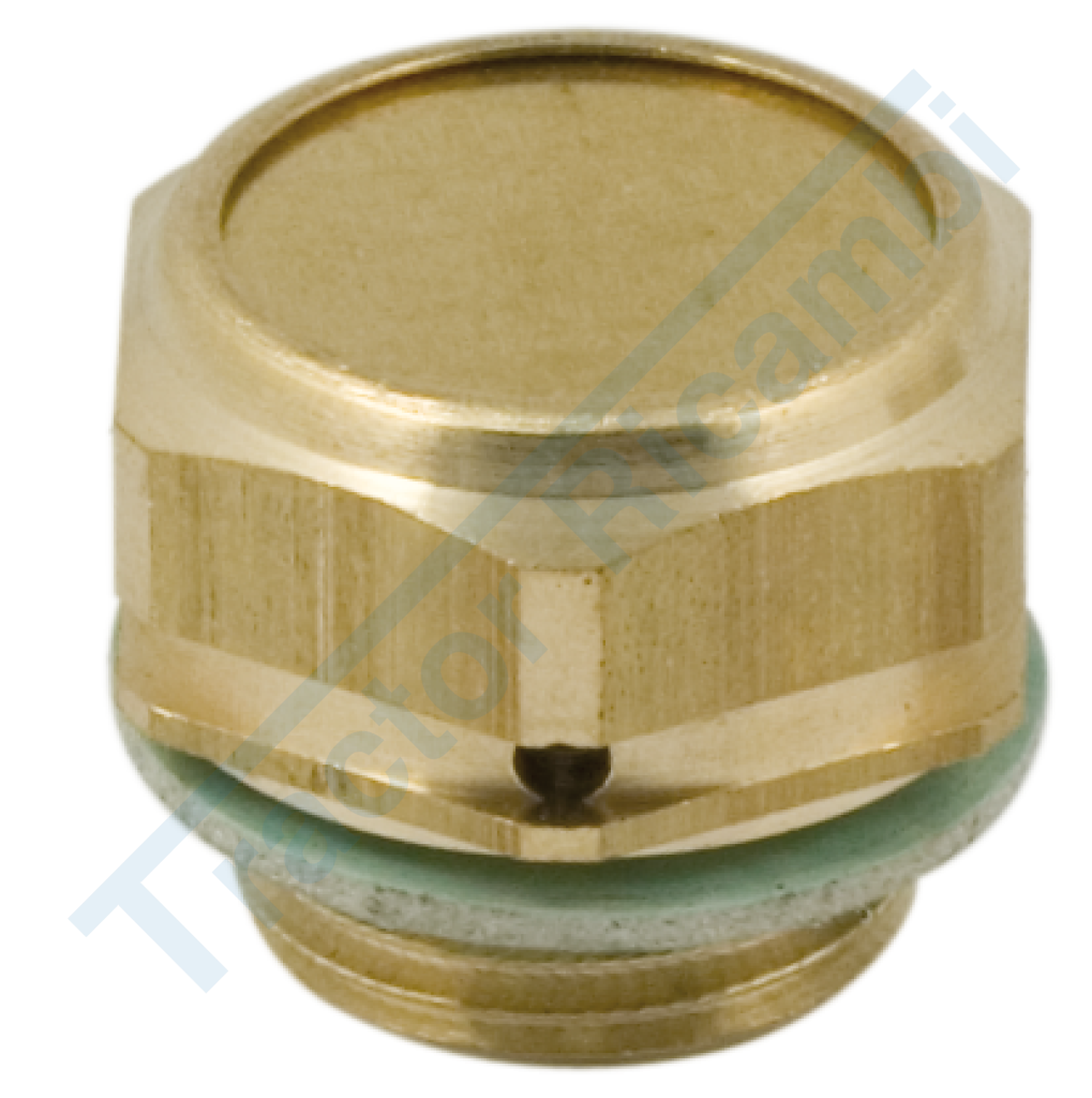 Oil filling plug and brather with filter