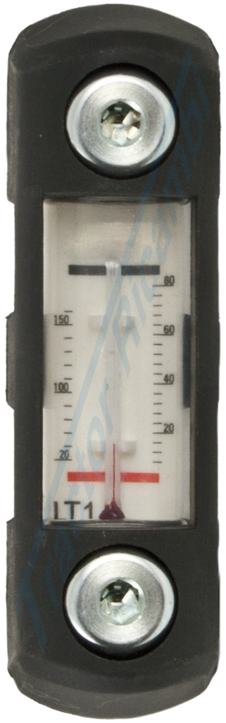 LEVEL GAUGE WITH THERMOMETER - NYLON