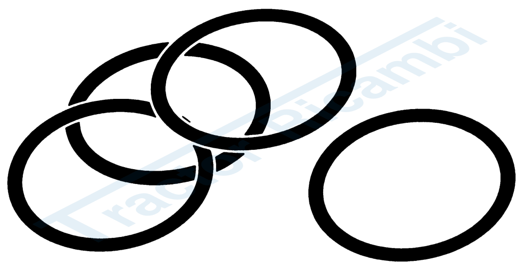 O-ring 4x1,5 per raccordo DIN 24°