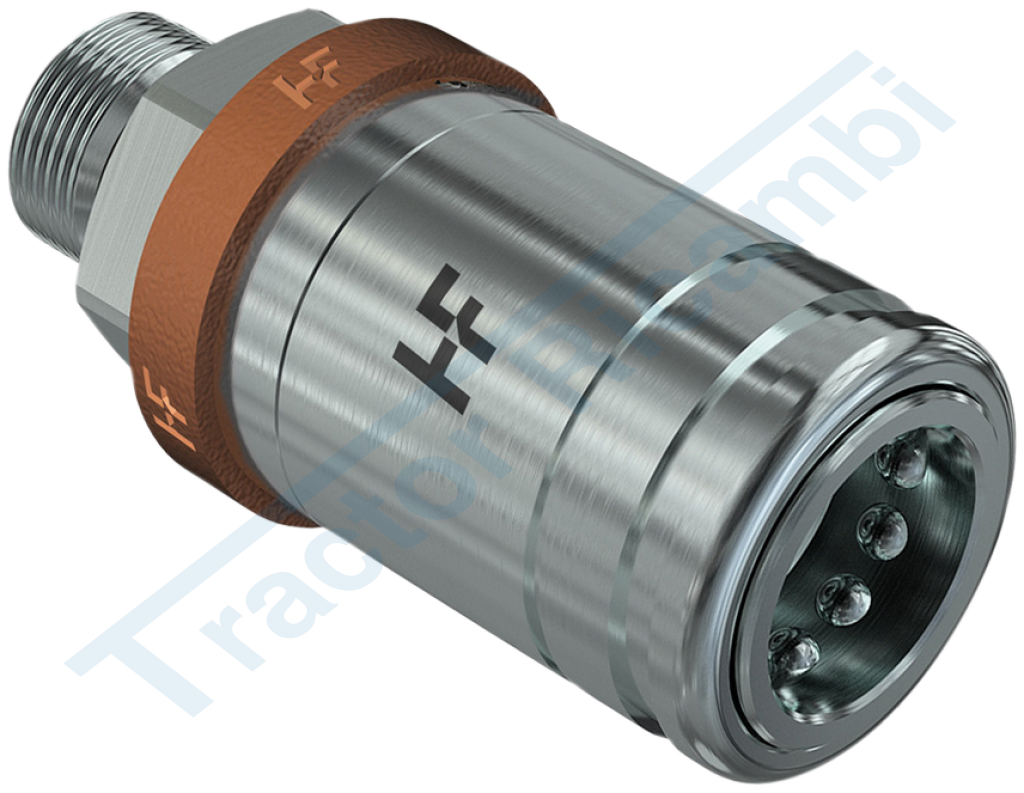 FEMALE quick coupler for high flow rates