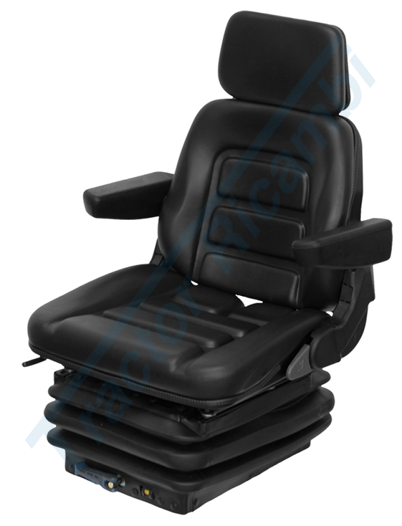 Mechanical PVC seat with armrests