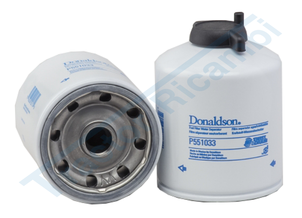 Fuel Filter, Water Separator Spin-On Twist&Drain