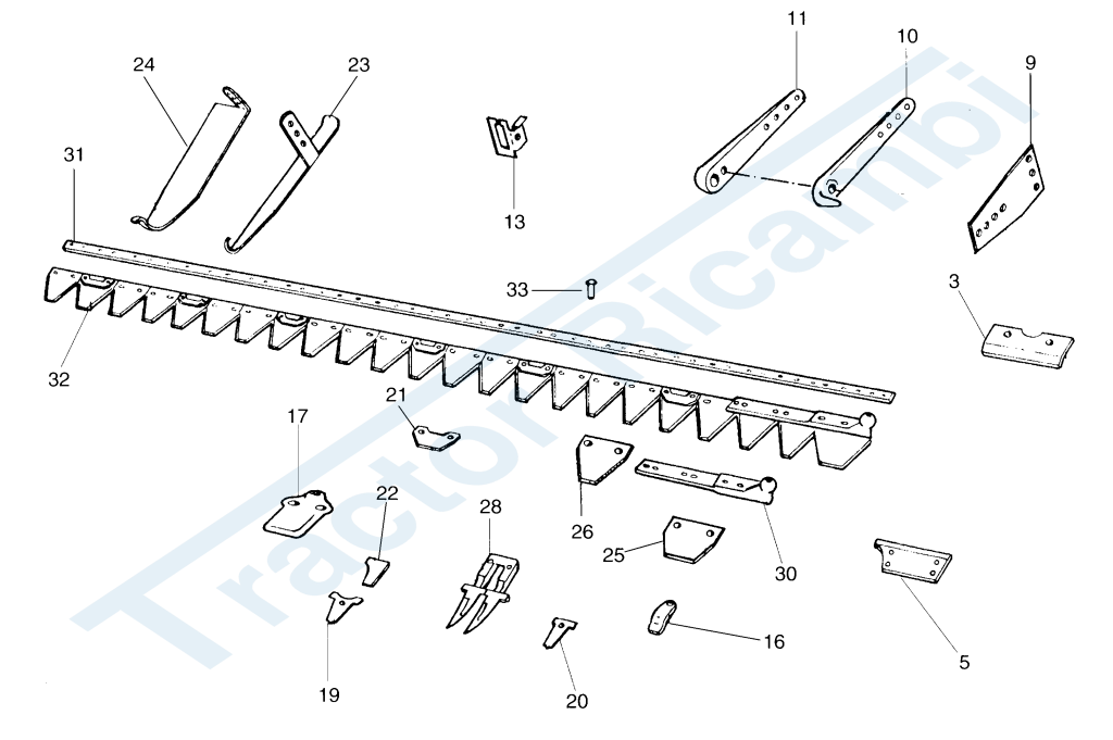 SPARE PARTS OF GASPARDO MOWERS