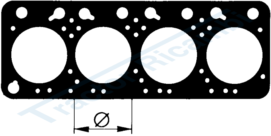 4-CYLINDER HEAD GASKETS