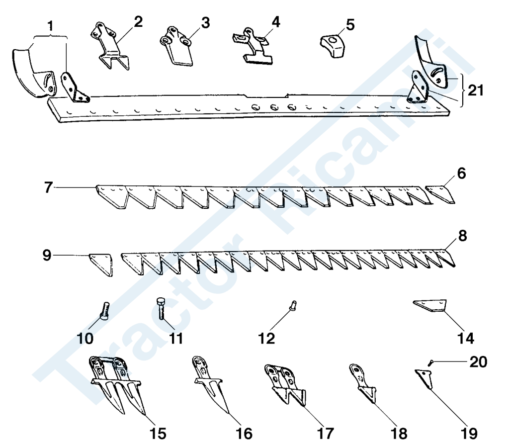 SPARE PARTS FOR MOTOR MOWERS CASORZO