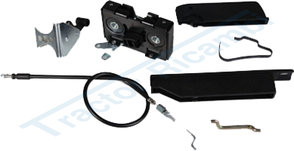 Left door lock for CNH