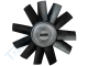 Fan with viscostatic joint CNH