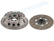Single-plate mechanism Ø 250 mm with 3 levers and collar