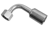 Raccordo femmina conico 90°