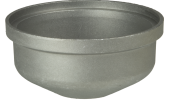 Settlet cup in aluminium large hole Ø 19