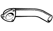 Manifold with extended elbow