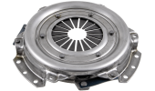 Single-plate clutch with diaphragm springs