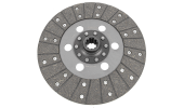 Rigid central clutch disc