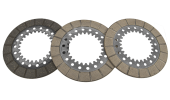 Set of discs for multi-disc clutch