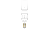 BY-PASS connection for boom section valves