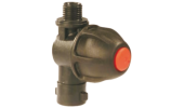 THREADED NOZZLE HOLDER FOR WEEDING WITH DIAPHRAGM CHECK VALVE