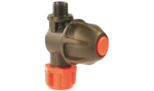 THREADED NOZZLE HOLDER FOR WEEDING WITH DIAPHRAGM CHECK VALVE