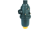 Suction filter with valve