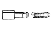 Yoke pin for PTO shafts