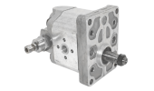 Hydraulic pump with valve for LANDINI