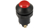 Button with neutral red symbol