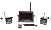 KIT VIDEOCAMERA WIRELESS 12-24 VOLT CON DUE TELECAMERE