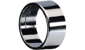 Anello decorativo cromato