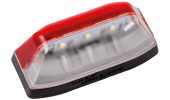 luce ingombro bianco/rosso LED 12V - 24V