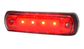 luce d'ingombro LED 12/24V ROSSO 