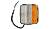 Front LED light with 2 functions