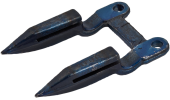 Double FINGER in induction hardened steel for ITALIAN AND FOREIGN COMBINE HARVESTERS