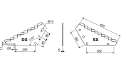 BLADES FOR MIXING MACHINES-VERTICAL